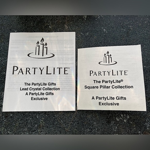 PartyLite - Crystal Quad Prism Pedestal Candleholder or Vase with Original box - Picture 5 of 10